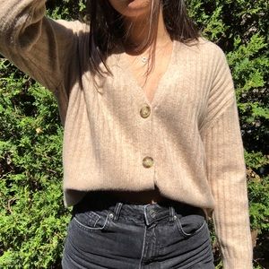 Zara beige cardigan